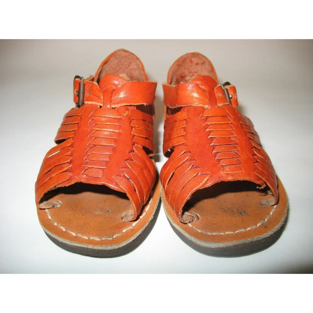 Genuine D'Santy Huaraches‎ childrens toddlers size 2 leather sandals